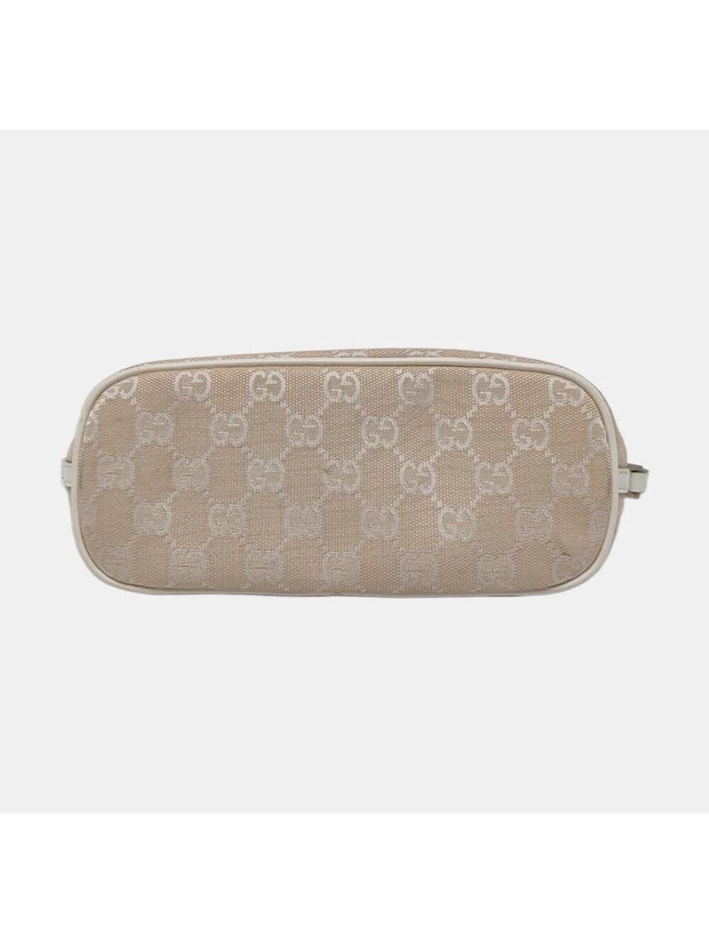 Gucci GG Canvas Boat Pochette Shoulder Bag — Beige - Picture 5 of 10
